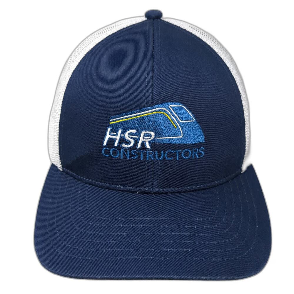 Outdoor Cap Trucker Hat Blue One Size HSR Constructors Train Snapback Mesh Back